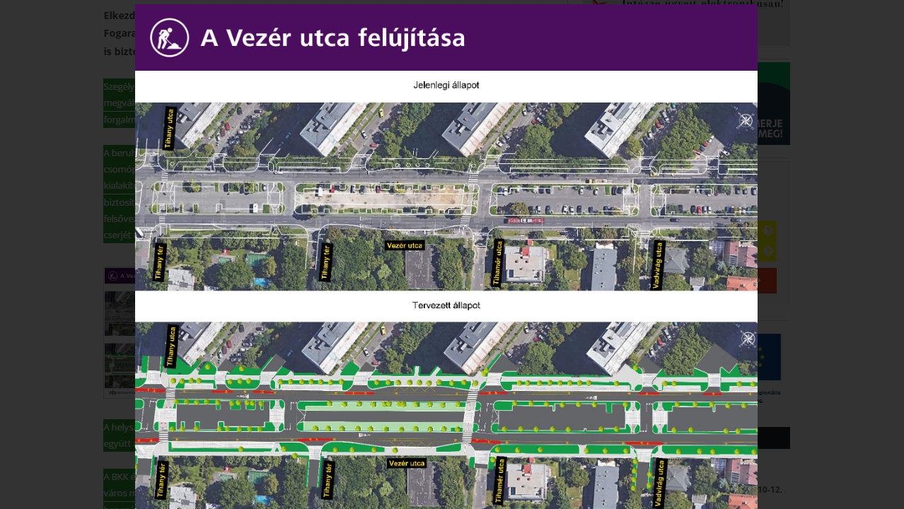 Zugló - biztonságosabb és zöldebb lesz a Vezér utca