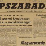 Hogy volt, hogy volt! - Megalakult a Magyar Szocialista Munkáspárt